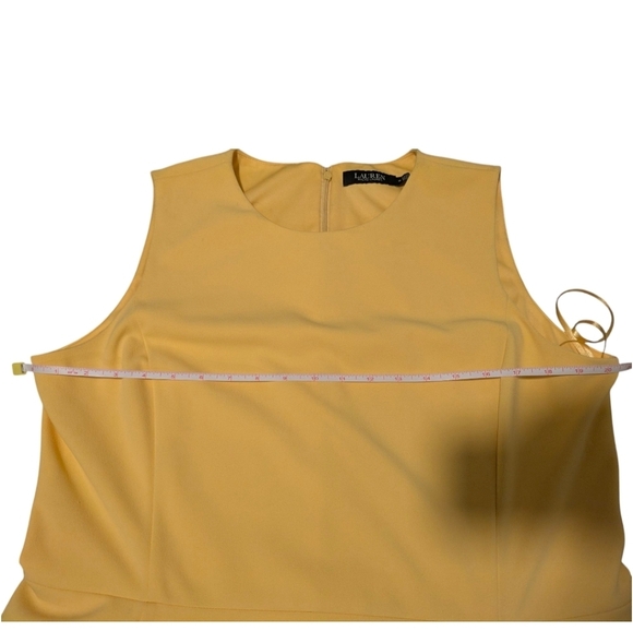 LAUREN by Ralph Lauren - Elegant Yellow Dress - Picture 7 of 8